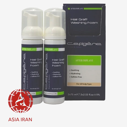 فوم شستشوی بعد از کاشت مو سپیژن 2*75 میل