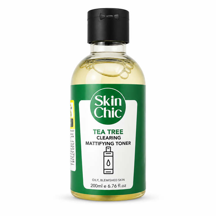 تونر پاککننده و ماتکننده اسکین شیک مدل Tea Tree حجم ۲۰۰ میلیلیتر